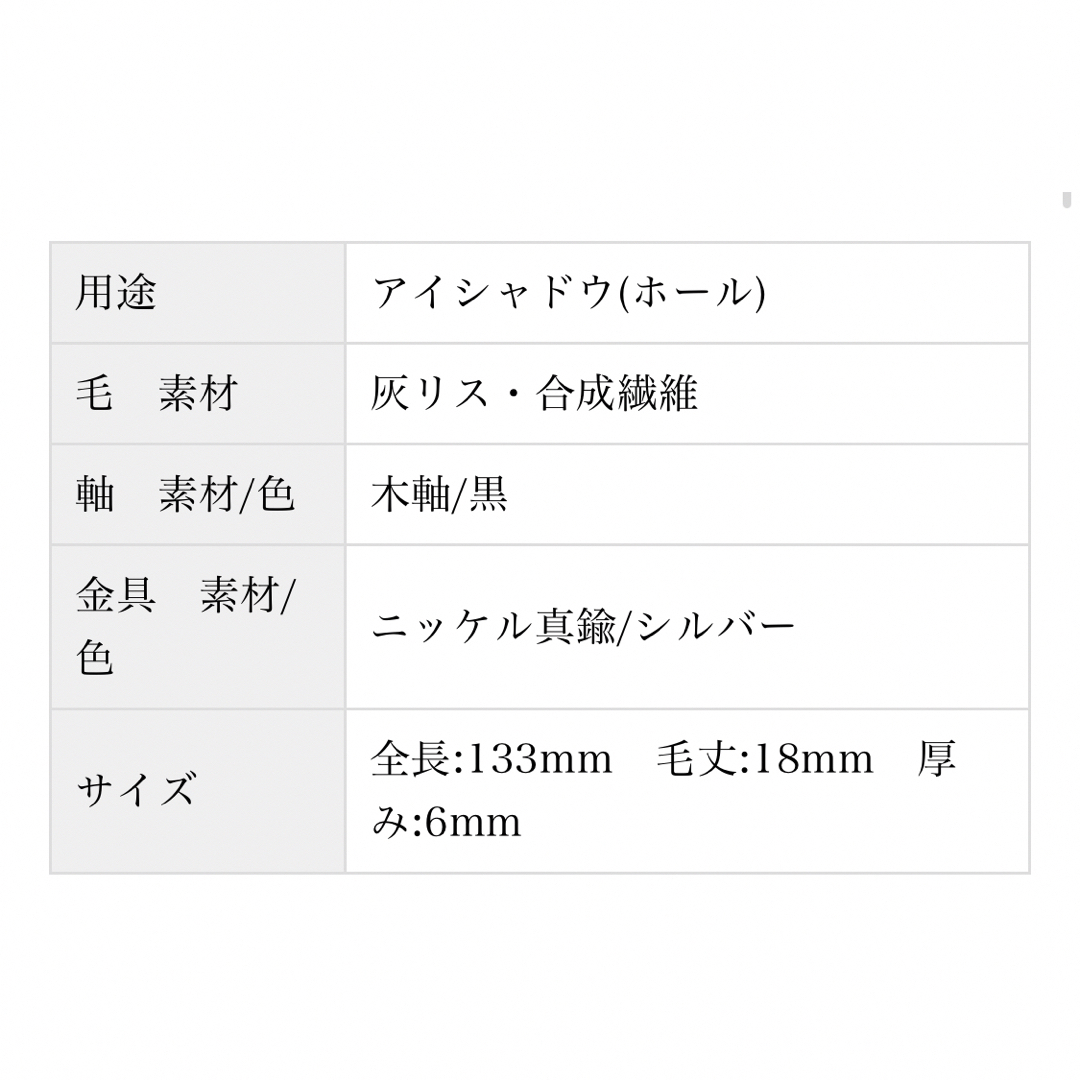 白鳳堂(ハクホウドウ)の◉白鳳堂アイシャドウブラシ⑤ コスメ/美容のメイク道具/ケアグッズ(ブラシ・チップ)の商品写真