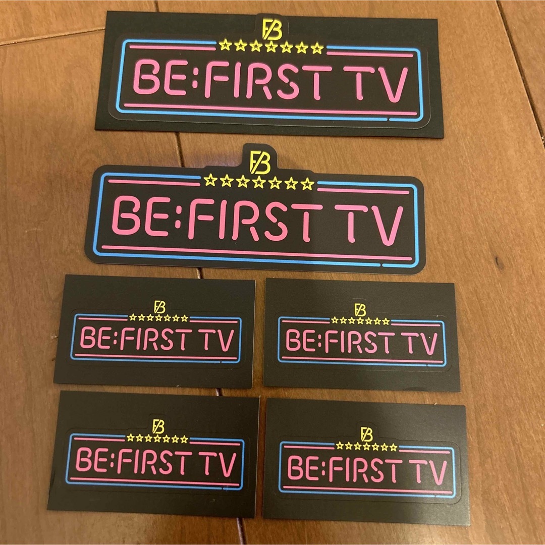 BE:FIRST(ビーファースト)のBE:FIRST 「BE:FIRST TV」ロゴステッカーセット エンタメ/ホビーのタレントグッズ(ミュージシャン)の商品写真