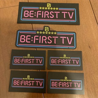 ビーファースト(BE:FIRST)のBE:FIRST 「BE:FIRST TV」ロゴステッカーセット(ミュージシャン)