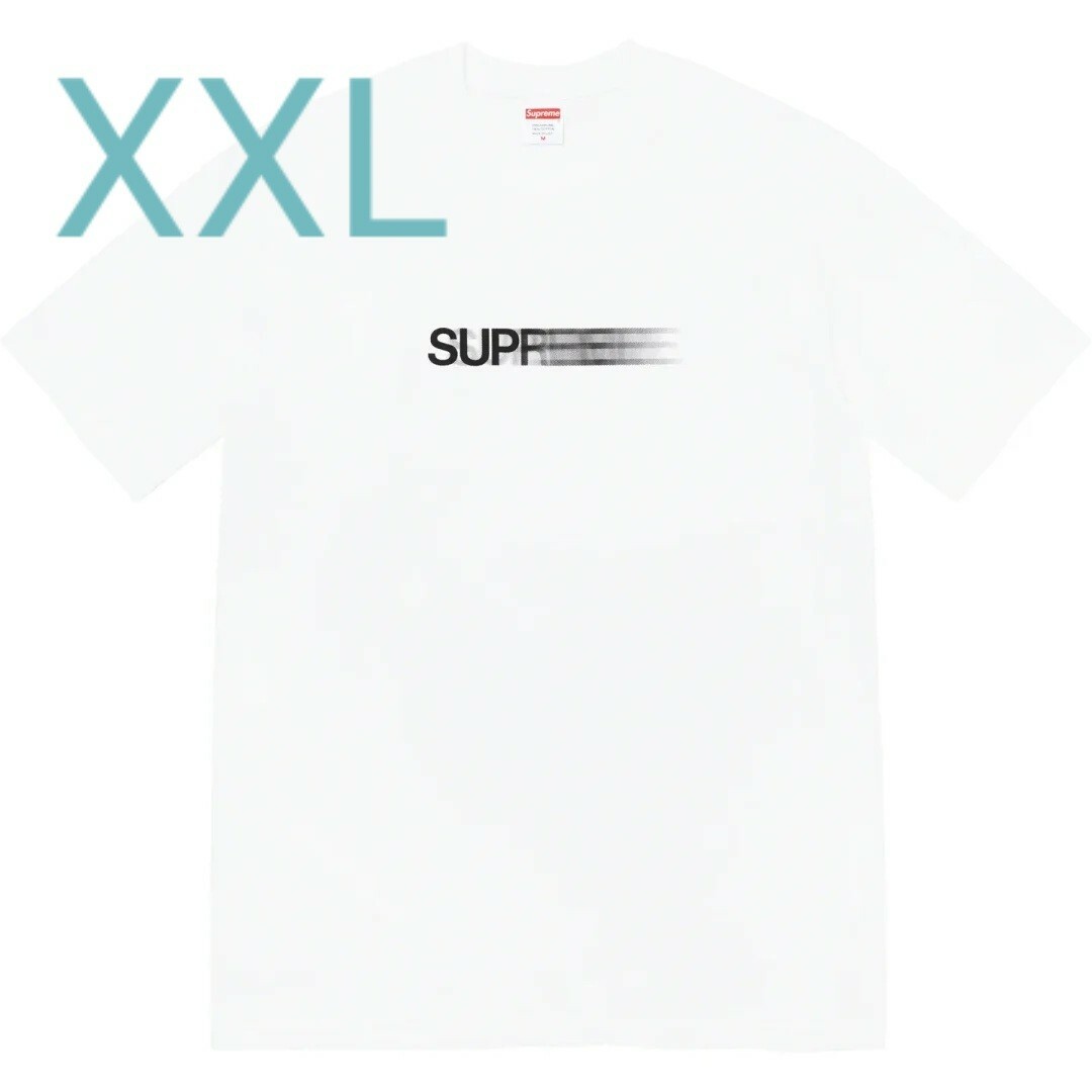込み 白 XL Supreme 2020ss Motion Logo Tee