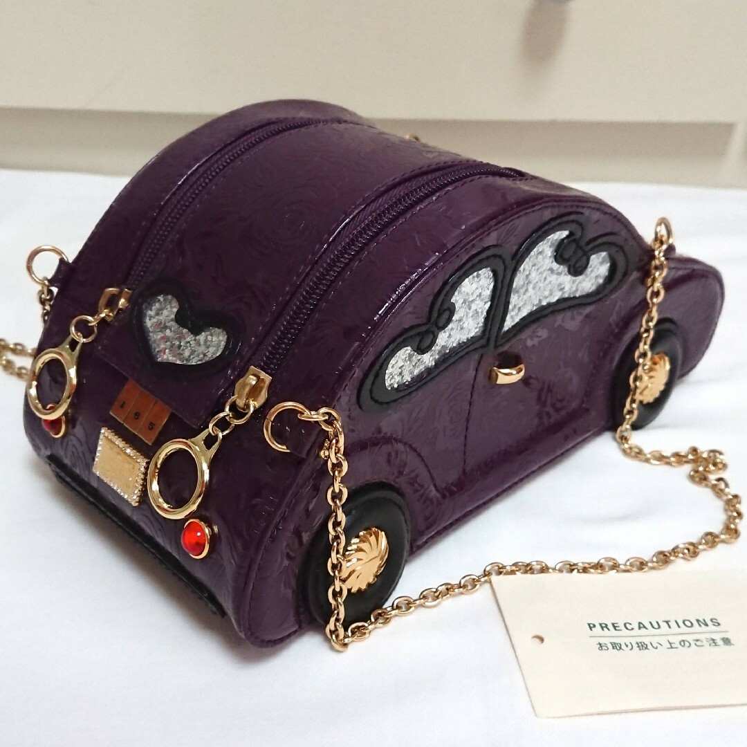 ANNA SUI アナスイ モーターカー 車型 バッグ クルマ 紫 新品未使用