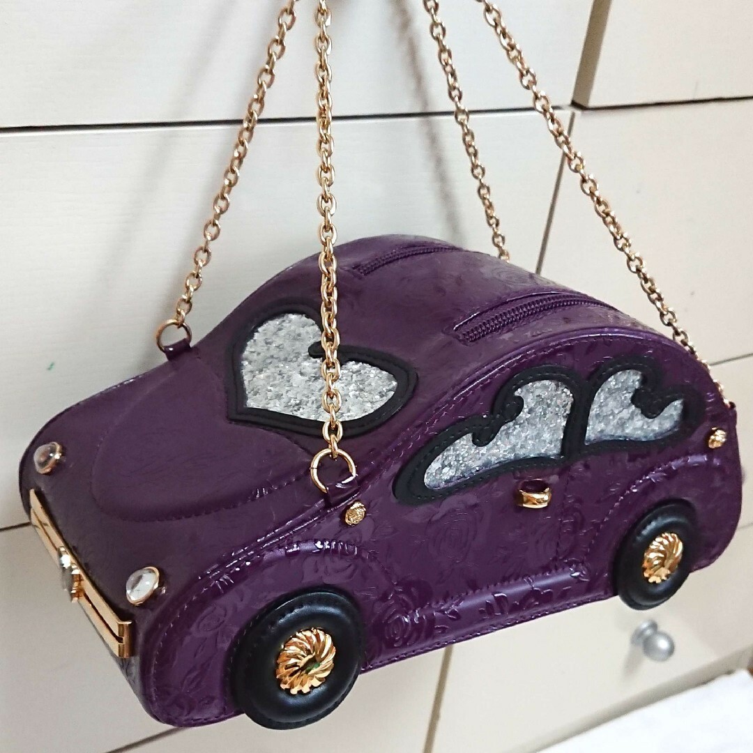 ANNA SUI アナスイ モーターカー 車型 バッグ クルマ 紫 新品未使用