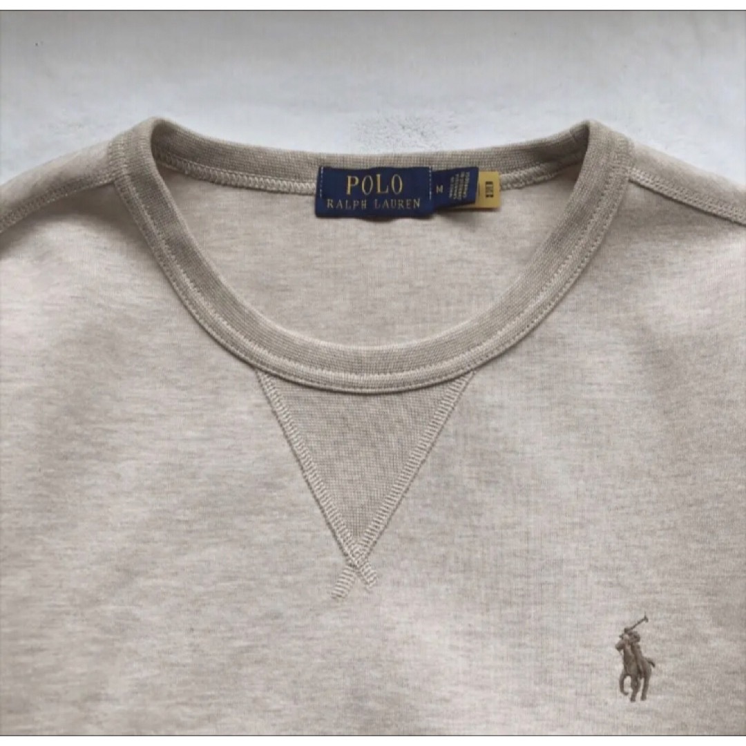 レア　RALPH LAUREN ラルフローレン　ポニー　ベージュ　スウェット　M