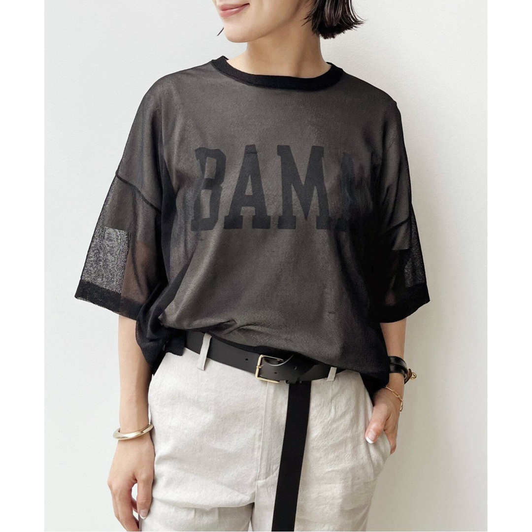 L'Appartement DEUXIEME CLASSE(アパルトモンドゥーズィエムクラス)のL'Appartement Sheer T-shirt レディースのトップス(Tシャツ(半袖/袖なし))の商品写真