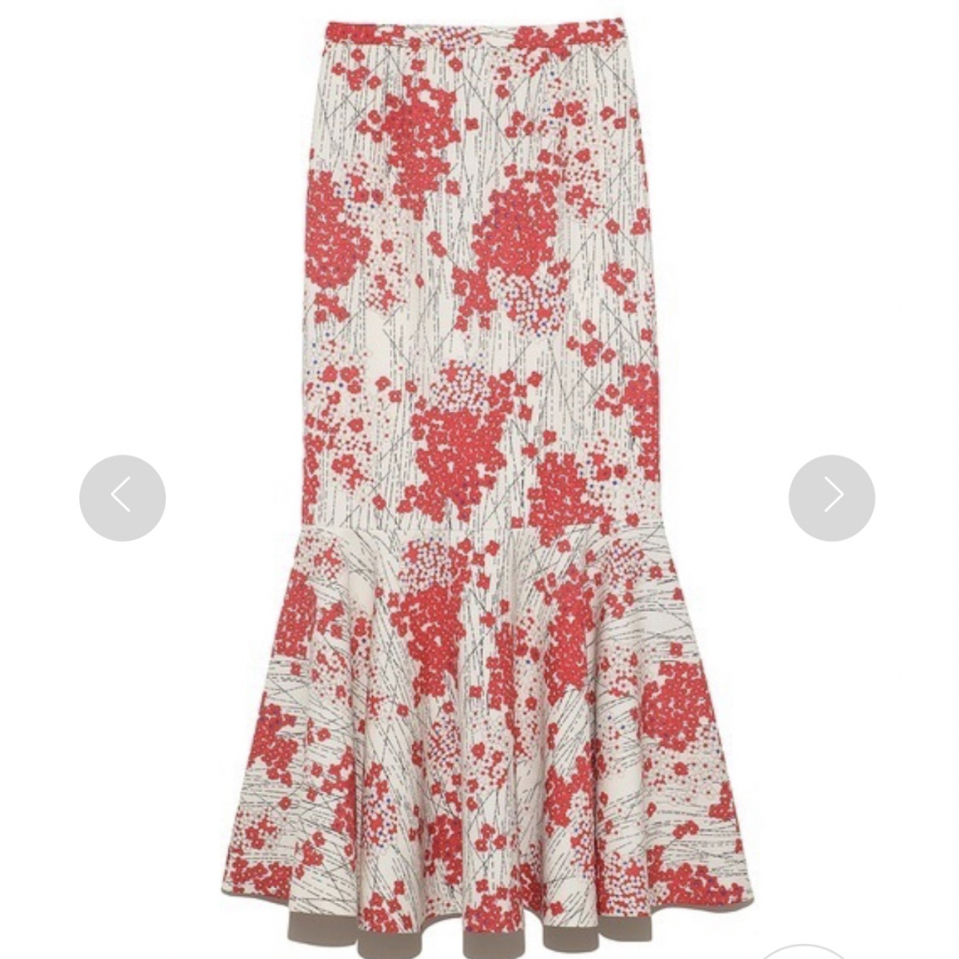 Lily Brown(リリーブラウン)のリリーブラウン限定フラワーマーメイトスカート新品 レディースのスカート(ロングスカート)の商品写真