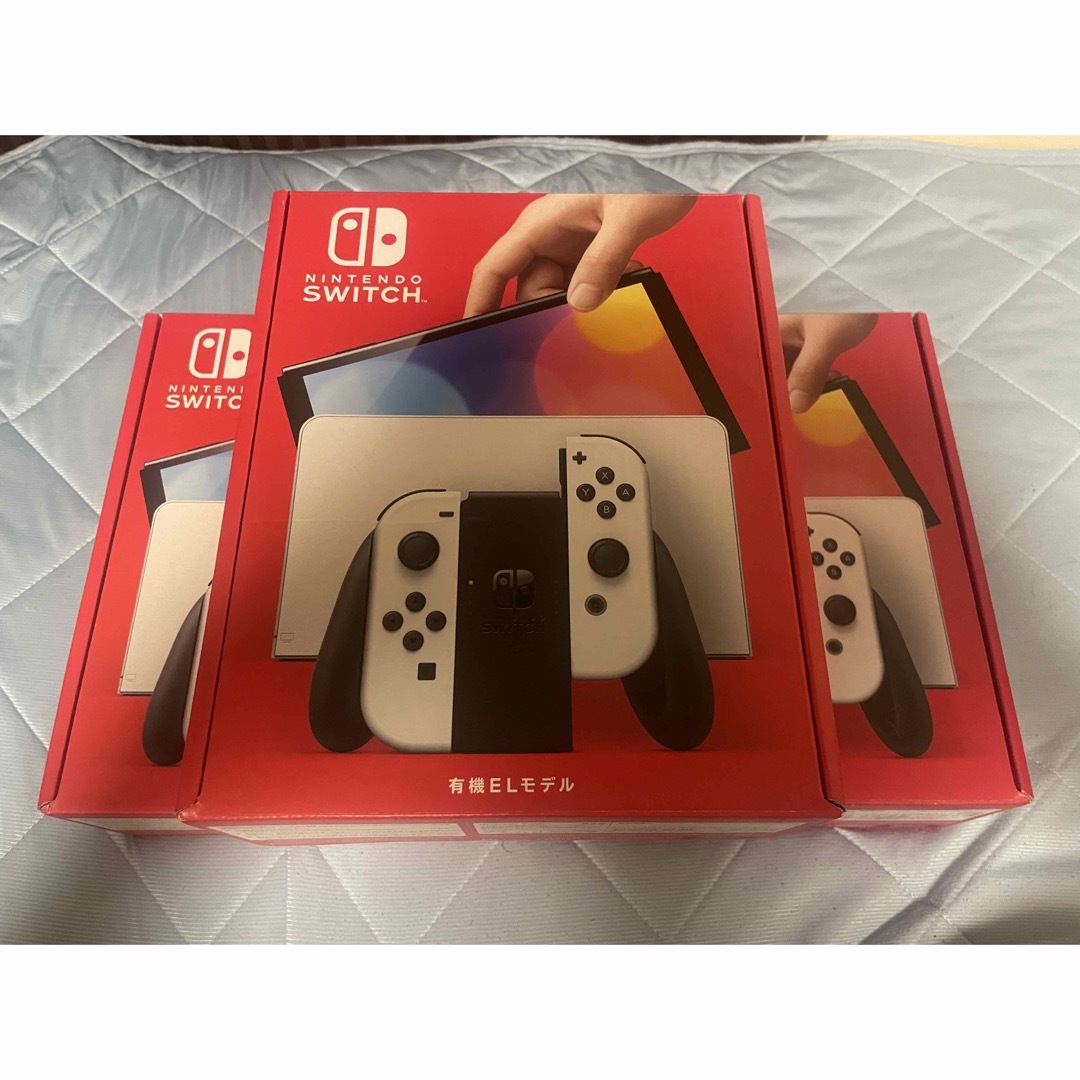 新品未開封】Switch本体有機EL JCホワイト - 家庭用ゲーム機本体