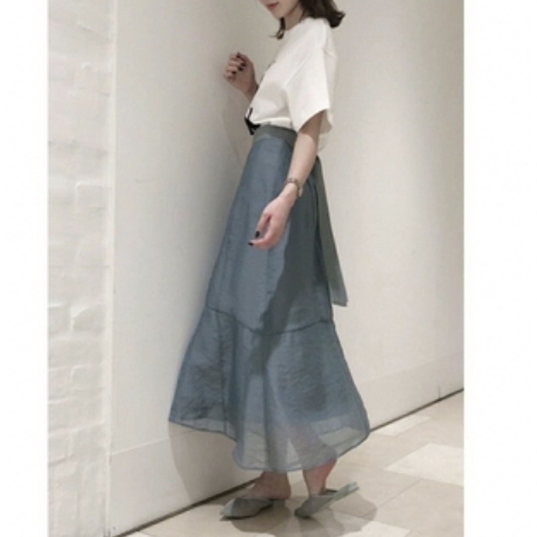 SNIDEL(スナイデル)のスナイデルオーガンジースカート新品 レディースのスカート(ロングスカート)の商品写真