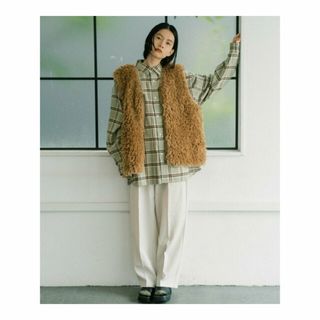 パルグループアウトレット(PAL GROUP OUTLET)の【アイボリー】【Kastane】TWO TUCK EASY SLACKS(その他)