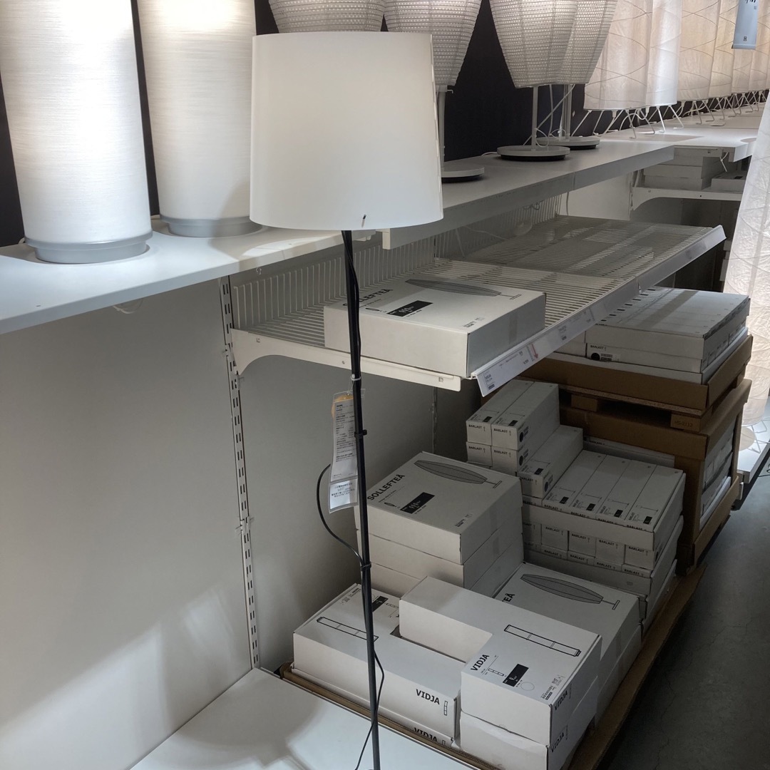 IKEA - 【新品】 イケア バルラスト フロアランプ ホワイト IKEA - 【新品】 イケア バルラスト フロアランプ ホワイト