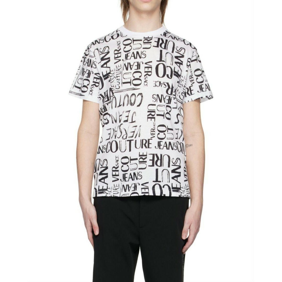 VERSACE JEANS COUTURE Tシャツ ホワイト XLサイズ