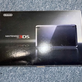 ニンテンドー3DS(ニンテンドー3DS)のNintendo 3DS 本体  コスモブラック　　箱(携帯用ゲーム機本体)