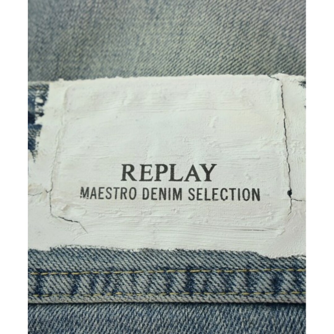 REPLAY リプレイ デニムパンツ ジーンズ インディゴ ダメージ加工 W32