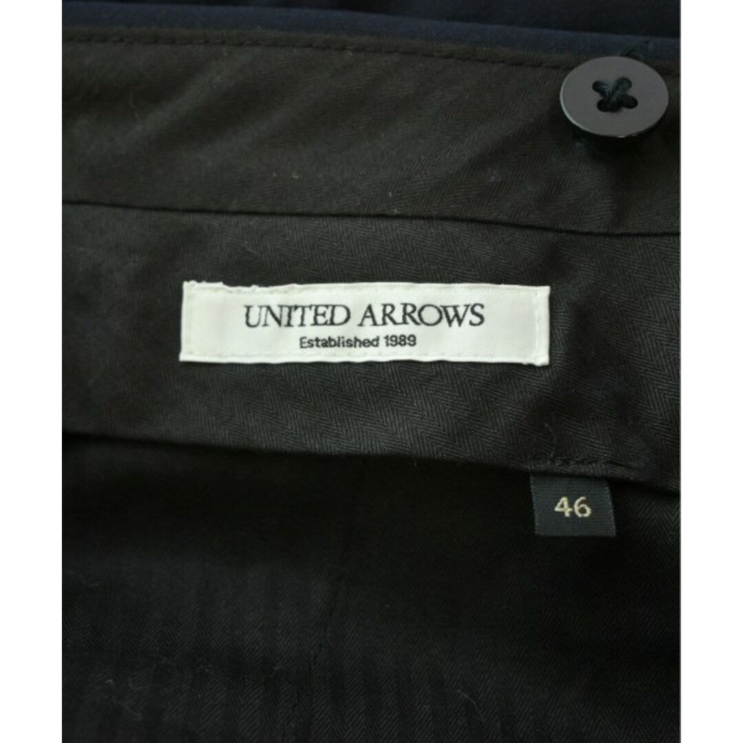 UNITED ARROWS(ユナイテッドアローズ)のUNITED ARROWS ユナイテッドアローズ スラックス 46(M位) 紺 【古着】【中古】 メンズのパンツ(スラックス)の商品写真