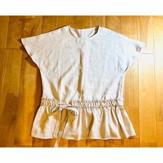 フェリシモ(FELISSIMO)の【Ladies'】 Otto アンティーク ベージュ トップス 美品(Tシャツ(半袖/袖なし))