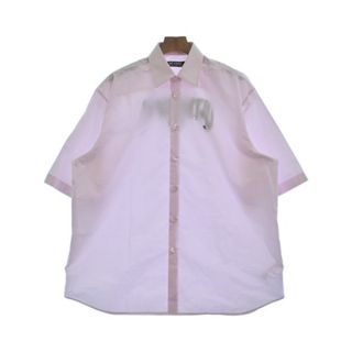 ラフシモンズ(RAF SIMONS)のRAF SIMONS ラフシモンズ カジュアルシャツ 44(S位) ピンク 【古着】【中古】(シャツ)