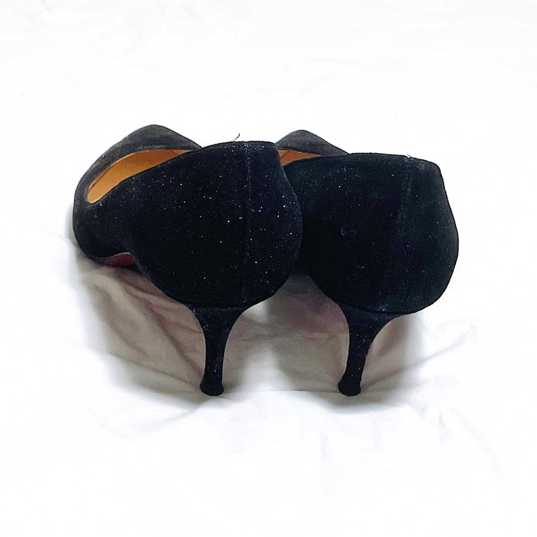 Christian Louboutin(クリスチャンルブタン)のクリスチャンルブタン パンプス ラメ ブラック 39 レディースの靴/シューズ(ハイヒール/パンプス)の商品写真