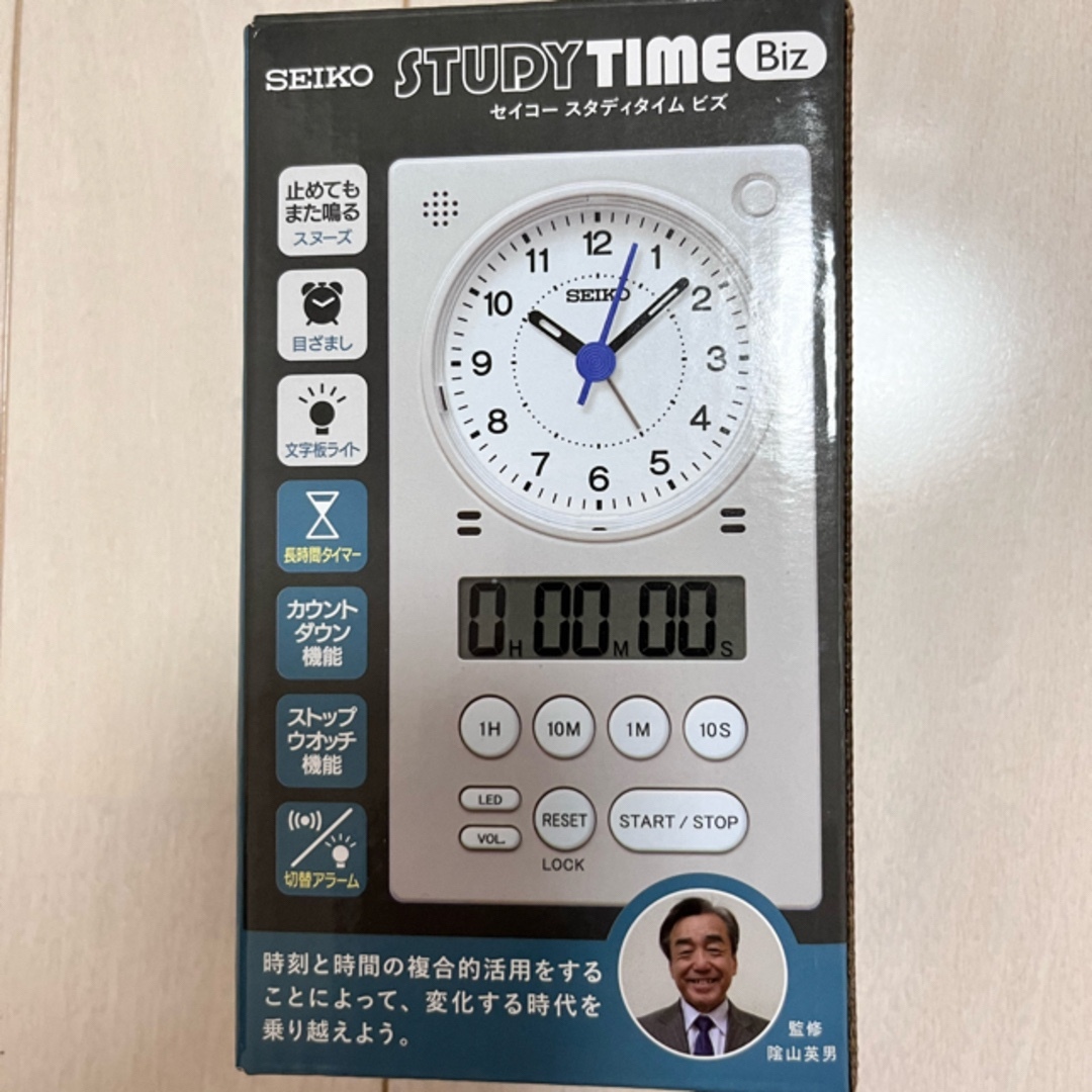 SEIKO(セイコー)のSEIKO製　学習用タイマー　KR514W インテリア/住まい/日用品のインテリア小物(置時計)の商品写真