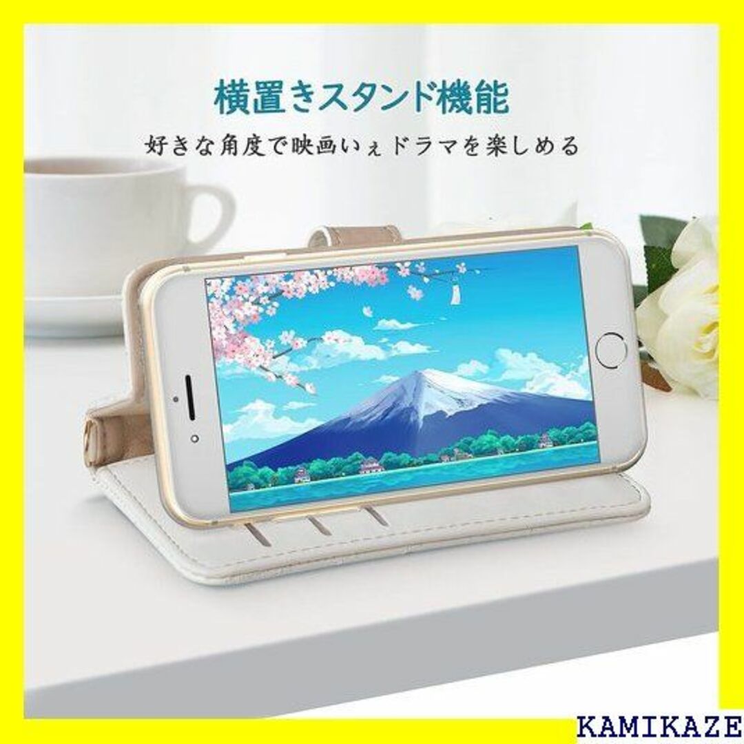 ☆ OPPO Reno3 A ケース 手帳型 薔薇 バラ Aホワイト 1062 スマホ/家電/カメラのスマホアクセサリー(iPhoneケース)の商品写真