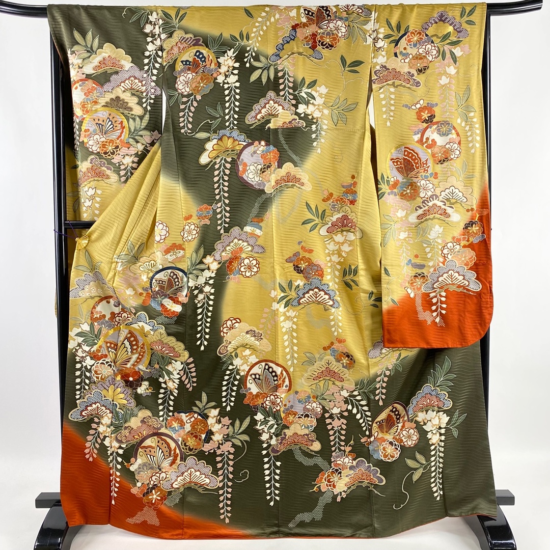 振袖 美品 名品 身丈168.5cm 裄丈66.5cm 正絹