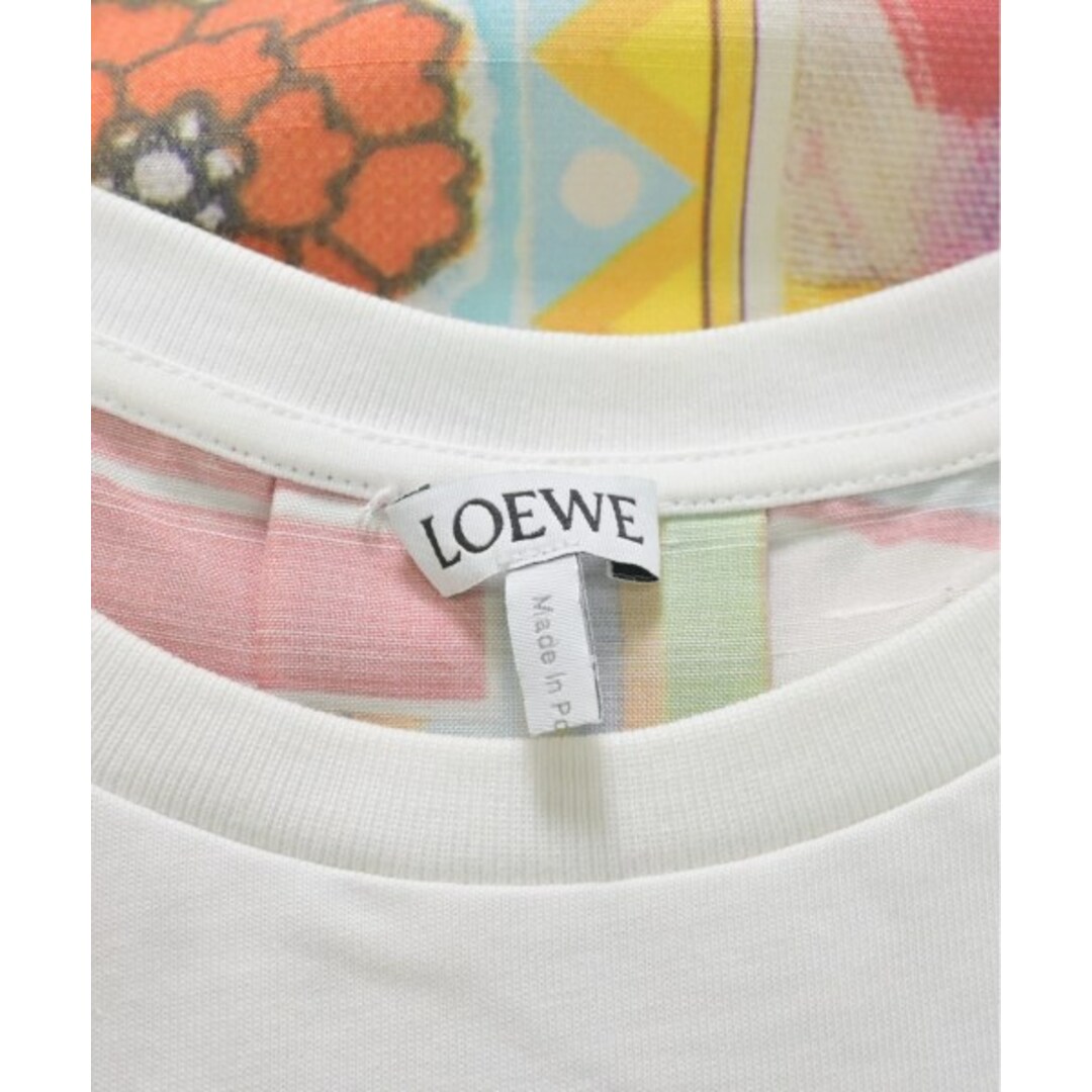 LOEWE(ロエベ)のLOEWE ロエベ Tシャツ・カットソー S 白xピンクx水色等 【古着】【中古】 メンズのトップス(Tシャツ/カットソー(半袖/袖なし))の商品写真