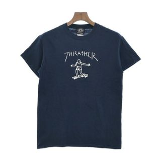 スラッシャー(THRASHER)のTHRASHER スラッシャー Tシャツ・カットソー S 紺 【古着】【中古】(Tシャツ/カットソー(半袖/袖なし))