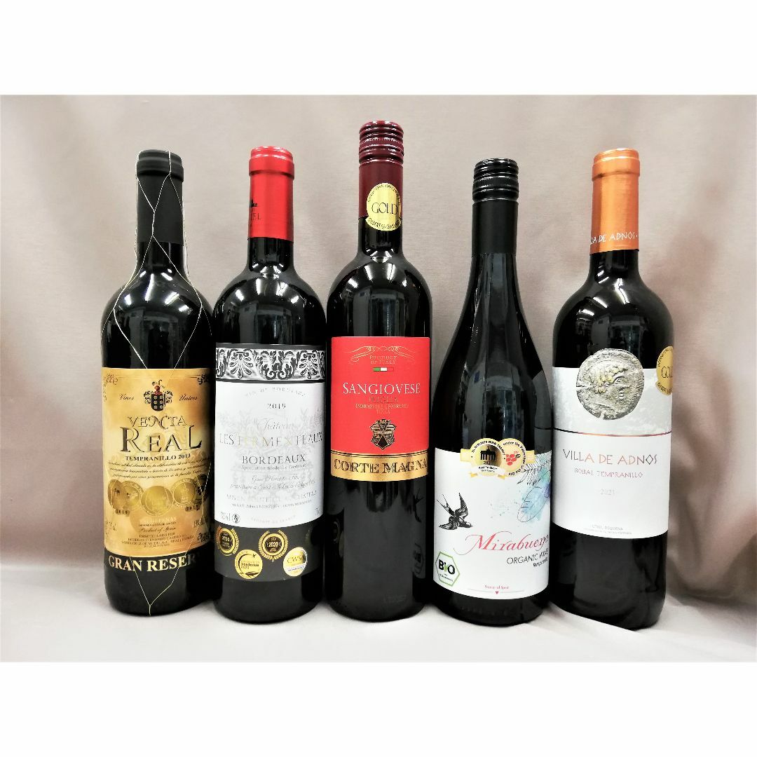 すべて金賞　グランレゼルバ2013　ボルドー金賞含む　赤10本 食品/飲料/酒の酒(ワイン)の商品写真