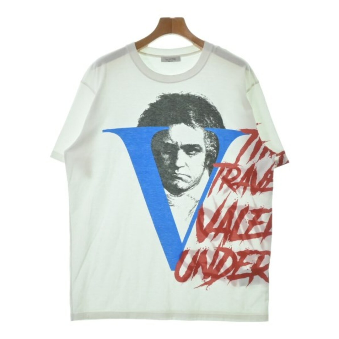 VALENTINO ヴァレンティノ Tシャツ・カットソー L 白薄手裏地