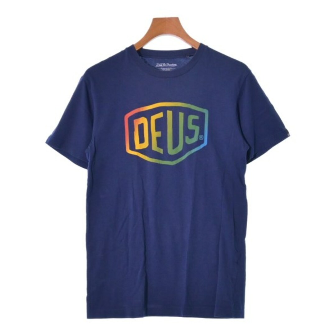 Deus ex Machina(デウスエクスマキナ)のDeus ex Machina Tシャツ・カットソー XS 紺 【古着】【中古】 メンズのトップス(Tシャツ/カットソー(半袖/袖なし))の商品写真