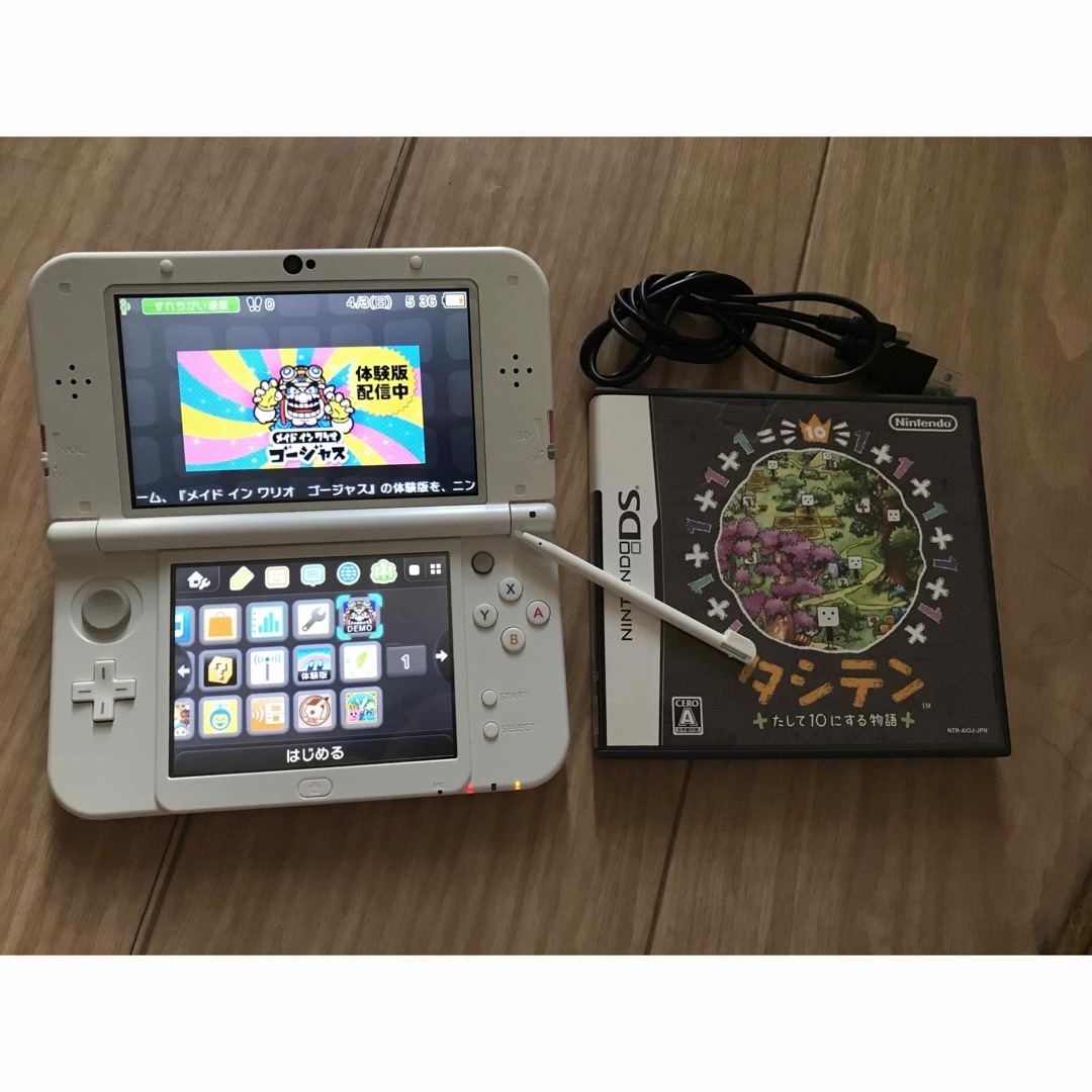 新品未使用】Nintendo NEW 3DS LL ピンク×ホワイト-