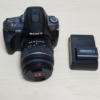 ソニー(SONY)のSONY 最後のCCD機 α380 レンズキット ショット数 約1,400回(デジタル一眼)