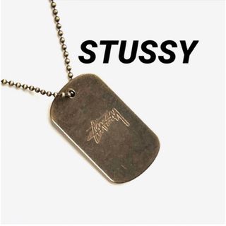 希少!! STUSSY×FUTURA コラボ 両面 ドッグタグ ネックレス