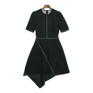 ステラマッカートニー(Stella McCartney)のSTELLA McCARTNEY ワンピース 36(XS位) 黒x白 【古着】【中古】(ひざ丈ワンピース)