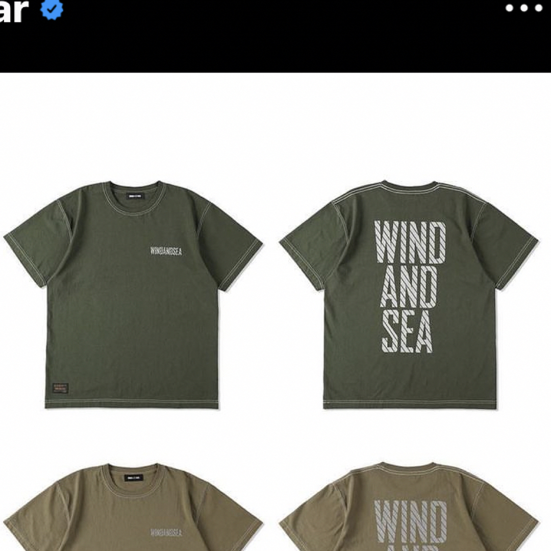 WIND AND SEA(ウィンダンシー)のWIND AND SEA  Tシャツ Lサイズ  ウィンダンシー メンズのトップス(Tシャツ/カットソー(半袖/袖なし))の商品写真