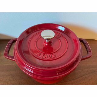 ストウブ(STAUB)のストウブ ピコ・ココット ラウンド 20cm チェリー(鍋/フライパン)