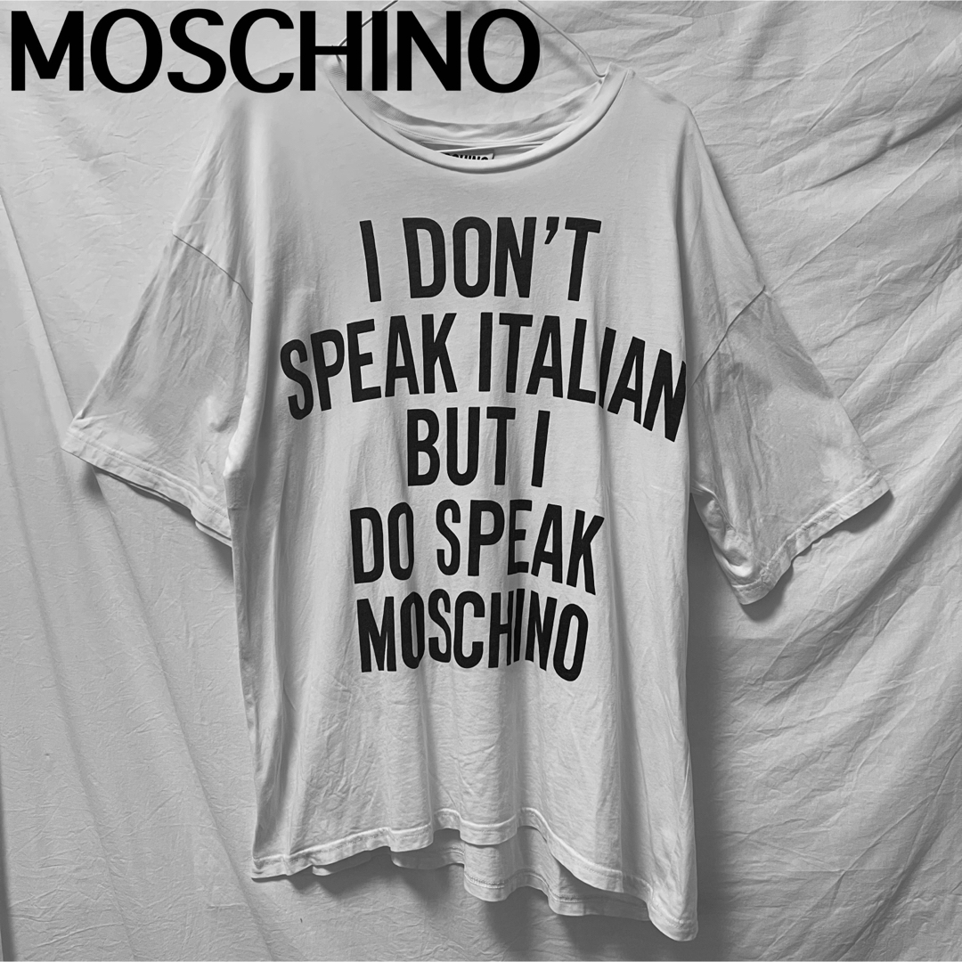 MOSCHINO モスキーノ ロゴ 英字 Tシャツ | clipa.md