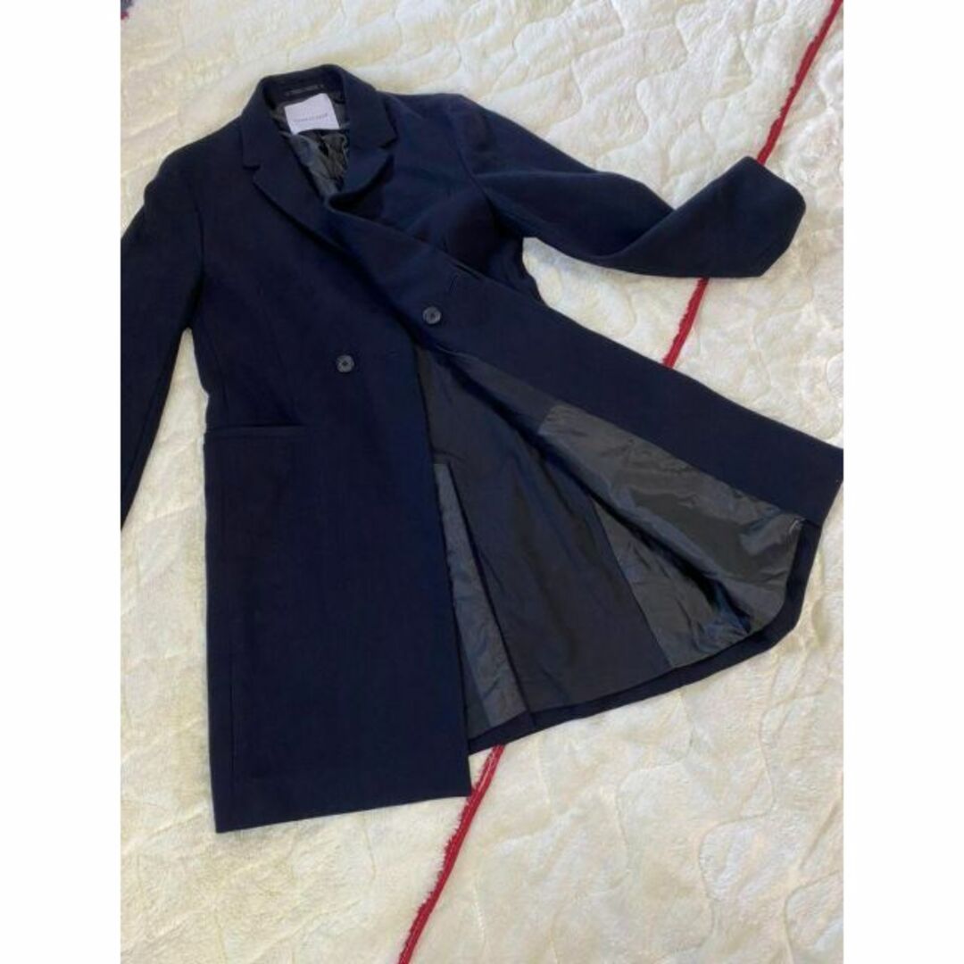 濃いピンク系統 美品 上品ADAM ET ROPE アダムエロペ グレー コート