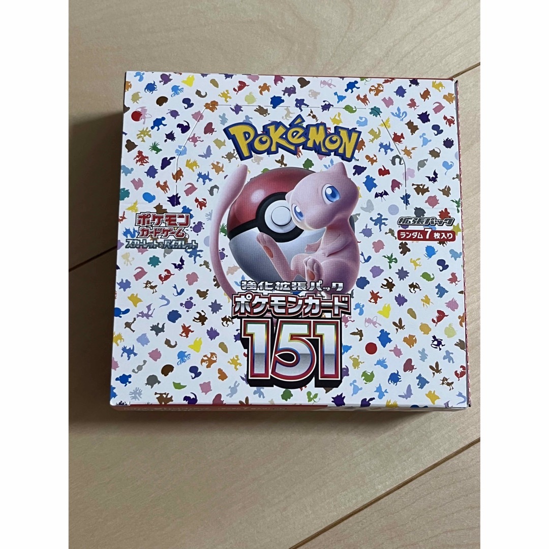 ポケモンカード　ポケカ　151　BOX　シュリンクなし　パック新品未開封