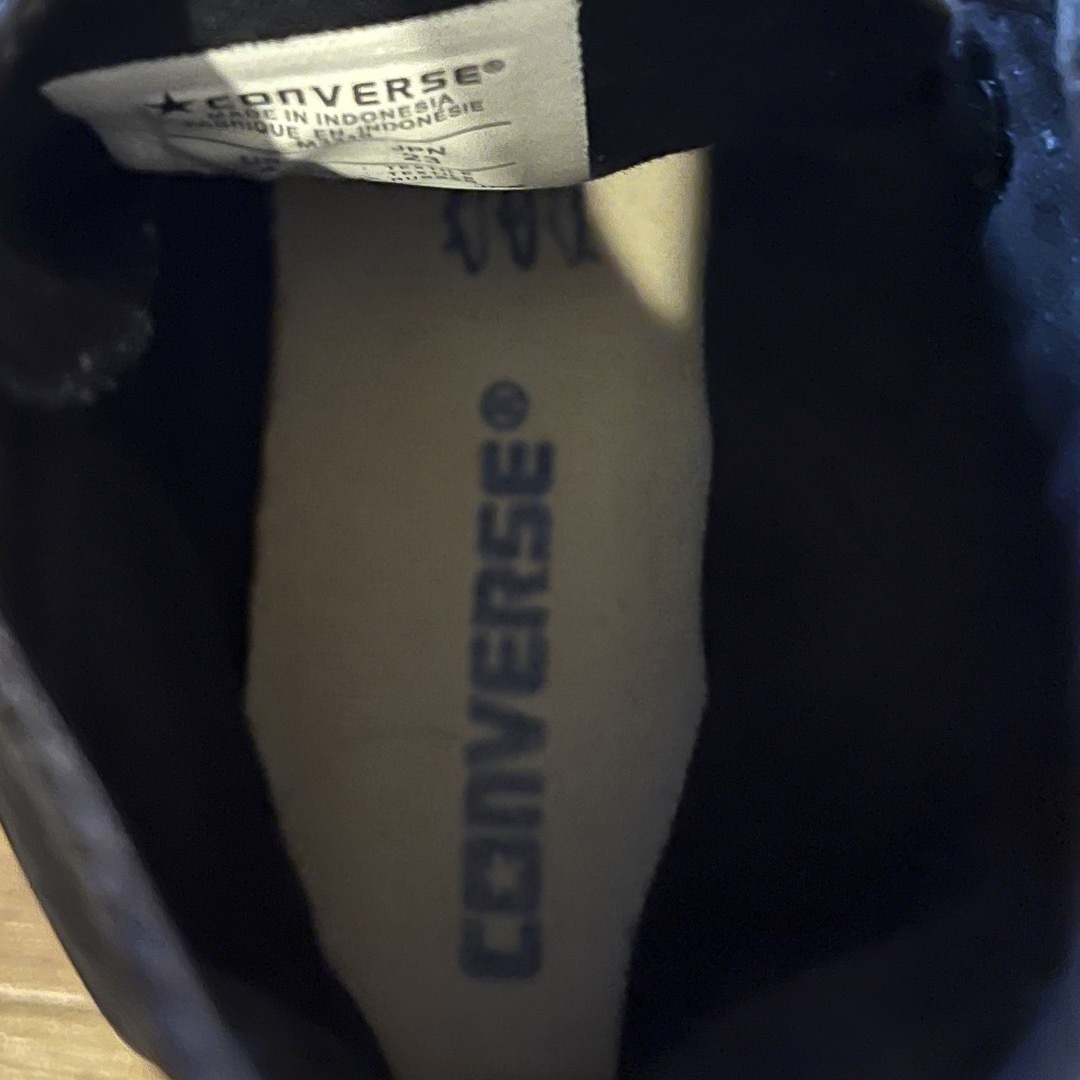 CONVERSE(コンバース)のconverse 黒　ブラック　スニーカー　23cm レディースの靴/シューズ(スニーカー)の商品写真