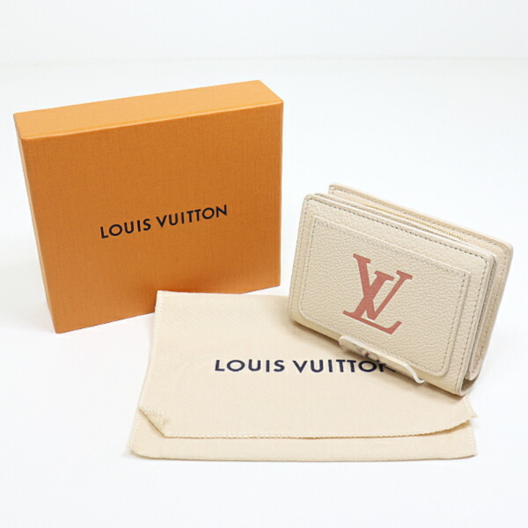 Louis Vuitton ルイヴィトン ポルトフォイユ・クレア M81927 二つ折り財布 レザー ゴールド金具 未使用品