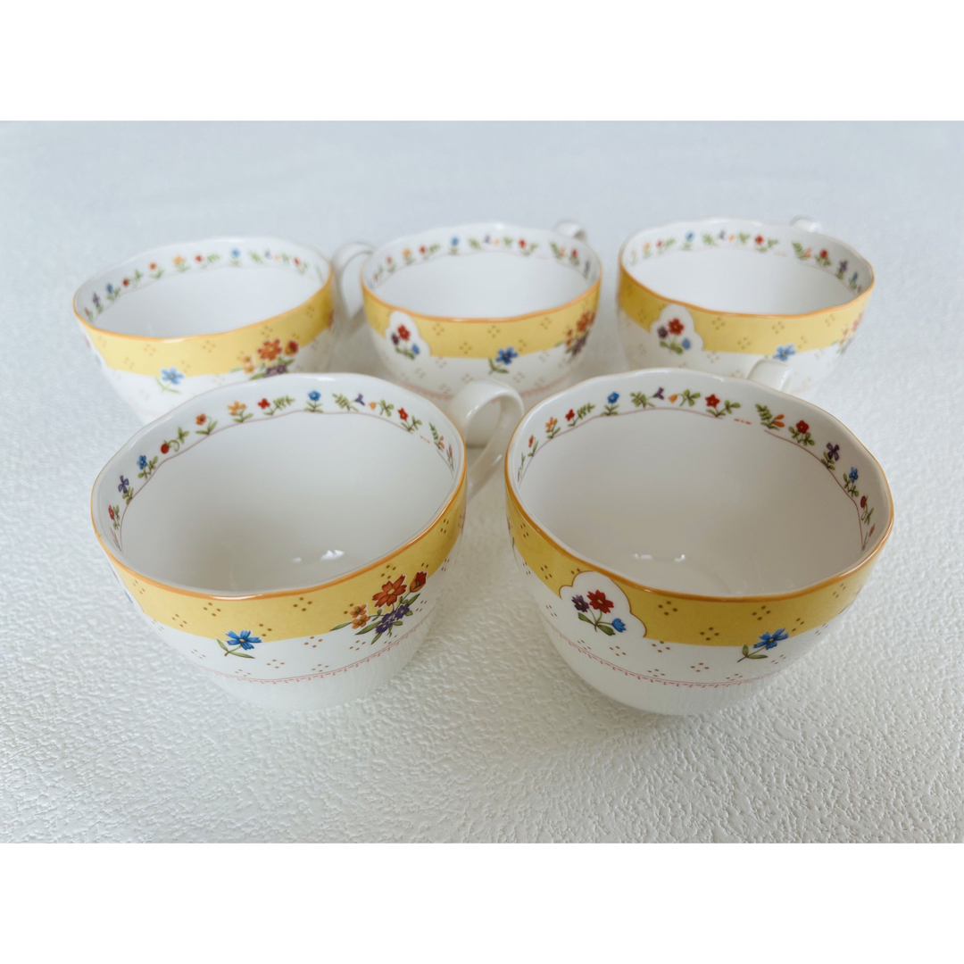 ♡新品・未使用♡ ノリタケ　トゥルーラブ　カップ&ソーサー　5客セット