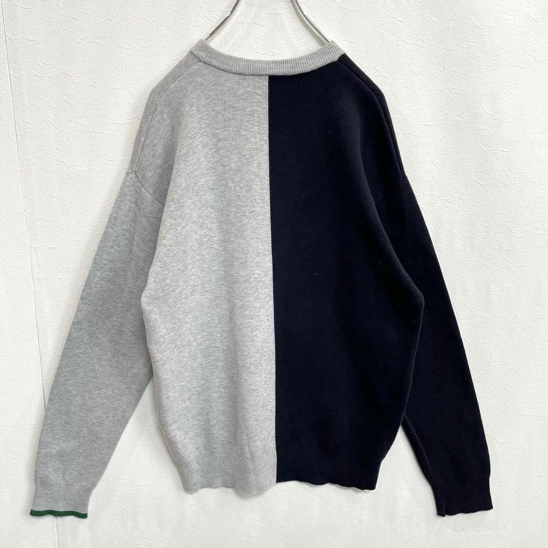 LACOSTE - ラコステ LACOSTE アシンメトリー ワニロゴ 長袖 LACOSTE - ラコステ LACOSTE アシンメトリー ワニロゴ 長袖