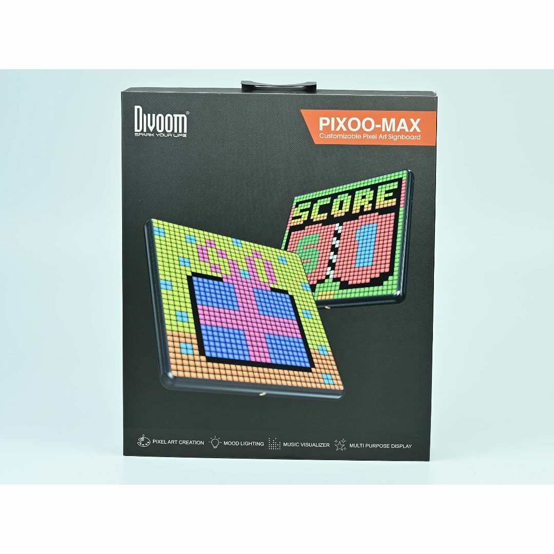 Divoom Pixoo-Max ピクセルディスプレイ アプリ 携帯電話コントロ