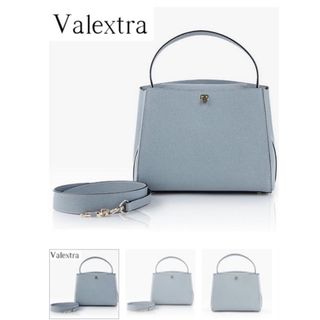 ヴァレクストラ(Valextra)のValextra small brera パウダーブルー(ハンドバッグ)