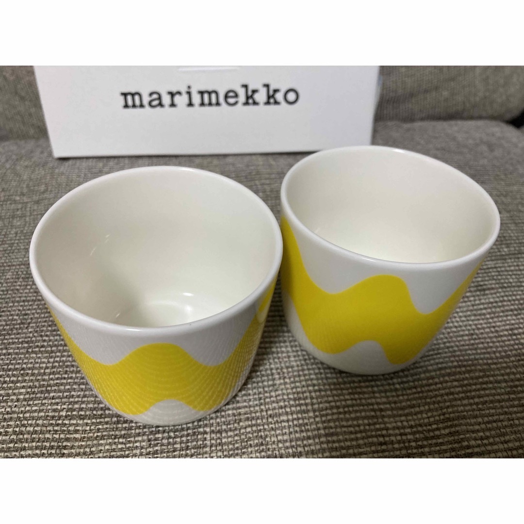 マリメッコ marimekko ラテマグ マグカップLOKKI ロッキ2個セット ...