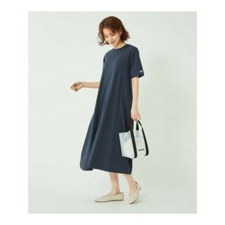 ユナイテッドアローズグリーンレーベルリラクシング(UNITED ARROWS green label relaxing)の【別注】＜Champion＞ショート スリーブ フレア Tシャツ ワンピース (ロングワンピース/マキシワンピース)