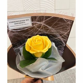 ソープフラワー　一輪の薔薇ミニブーケ(ブーケ)