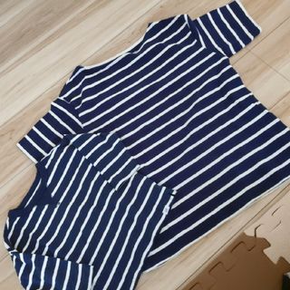 ベビーギャップ(babyGAP)のボーダーカットソー　親子セット(Tシャツ/カットソー)