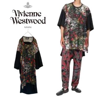 ヴィヴィアンウエストウッド(Vivienne Westwood)のVivienne Westwood MAN フラワーブーケ　ロング　Tシャツ(Tシャツ/カットソー(半袖/袖なし))