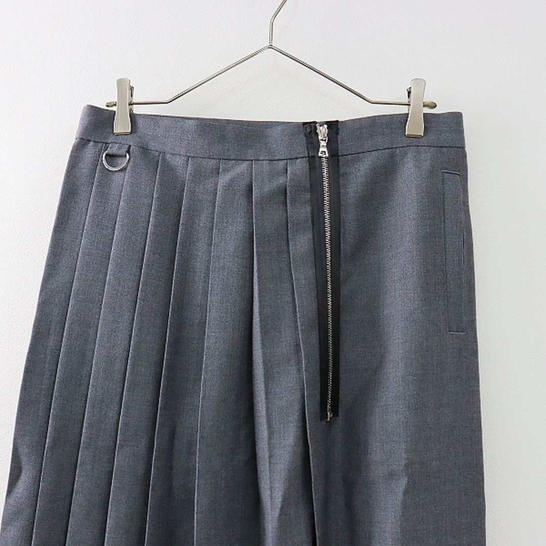 美品 メンズ 2022AW UNDERCOVER アンダーカバー アーカイブ PLEAT SKIRT プリーツスカート 3/グレー【2400013425377】