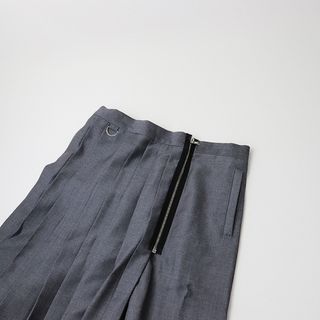 アンダーカバー(UNDERCOVER)の美品 メンズ 2022AW UNDERCOVER アンダーカバー アーカイブ PLEAT SKIRT プリーツスカート 3/グレー【2400013425377】(その他)